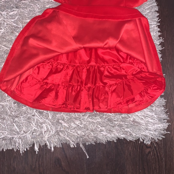 NWT! Red baby dress! Soft and velour like fabric with lining. - Picture 4 of 6
